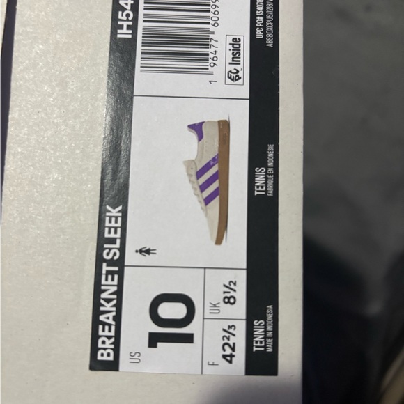 adidas Other - Adidas Kids Breaknet Sleek Tennis Shoes - Purple and White